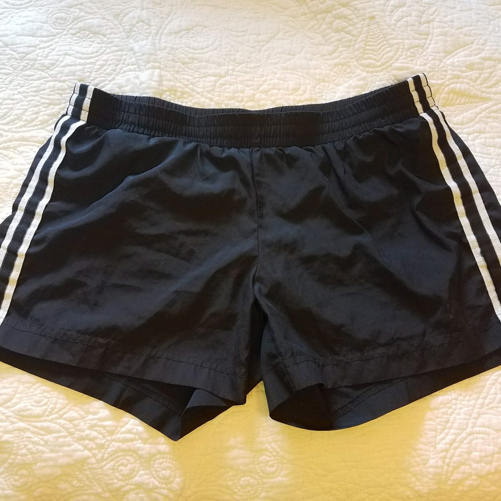 Black athletic shorts